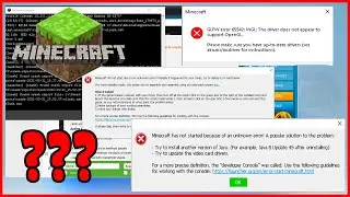 ERRORE OPENGL MINECRAFT | NO SUPPORT OPENGL DRIVER PER MINECRAFT - ECCO COME RISOLVERE