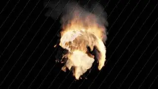 Earth On Fire 4K Loop Background