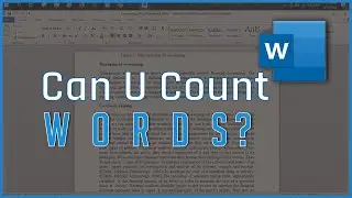 How to See the Number of Words in MS Word Document | LeonsBD