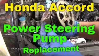 Honda Accord 2.4L Power Steering Pump Replacement (2003-2007)