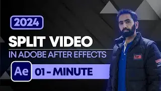 How to split Video in After Effects 2024 | Adobe After Effects Tutorials | Any Motion Pro