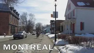 Montreal Relaxing Walk on Gouin Blvd in March 2023