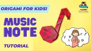 Music Note | Easy & Fun Origami for Kids!