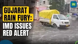 Gujarat: Flood-like situation in Navsari amid heavy downpour, IMD issues ‘red alert’