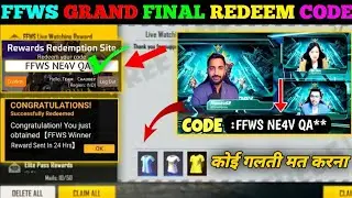 FREE FIRE REDEEM CODE TODAY 28 NOVEMBER REDEEM CODE FREE FIRE | FFWS REDEEM CODE TODAY