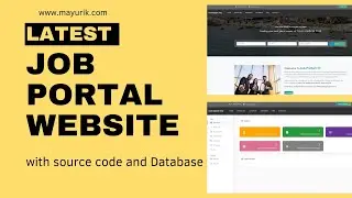 Recruitment management system in php | job portal website in php with source code | php project