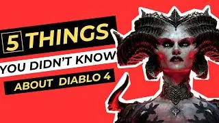 Diablo 4 | 5 Things You Didn't Know. Diablo 4 Tips and Tricks.