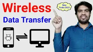 Wireless Data Transfer Android to PC | Wireless Data Transfer PC to Android | Wifi FTP Server