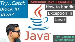 Java-Exception : How to handle Exception in Java? How to use Try Catch block to handle error?