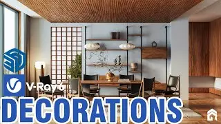 Sketchup Vray Dining Room Decoration Totorial