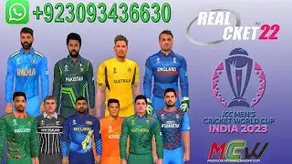 Real Cricket™ 22 New Update Patch World Cup 2023 Real Jersey Real Logo