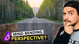 EASILY Bend A Road in Affinity Photo - Photo Manipulation Tutorial (Perspective Tool)