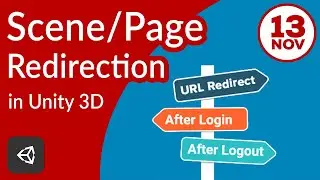 How to redirect user to another page or scene in Unity and how to show a text message on Unity UI