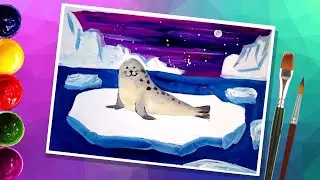 Как нарисовать тюленя