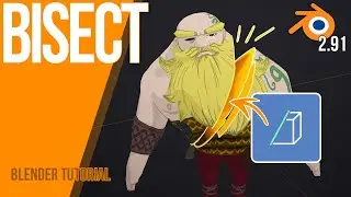 How to BISECT | Blender 2.9 | Tutorial