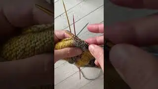 Набираю петли на спицы при вязании пятки 🔥🔥🔥