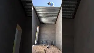 Composite Steel Deck and a Baby Bunny at jobsite - week 10 - Design Build 