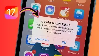 Your iPhone Cannot Make And Receive Calls or Access Mobile Data Until it Has Been Updated | iOS 17