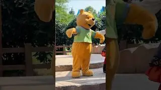 Pooh Bear has got some Moves! FUNNY Disney Characters #disney #disneyparks #winniethepooh