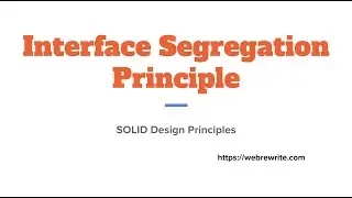 Interface Segregation Principle | SOLID Principles | Java Code