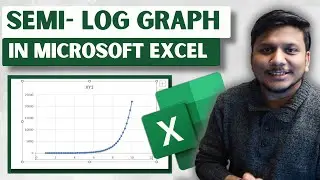 How to plot Semi Log graph in excel