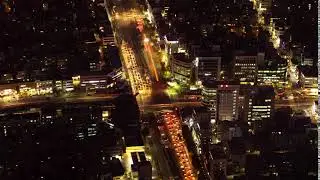 City Lights in Night | Aerial View | Free stock footage | Free HD Videos - No Copyright