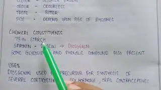discorea in pharmacognosy | diosgenin uses | dioscin saponin | uses of discorea | pharmacognosy 5sem