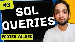 Footer Values - SQL Interview Query 3 | SQL Problem Level "MEDIUM"