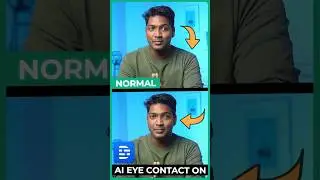 You Won’t Believe This! AI Can Correct Your Eye Contact Now 👁️🪄