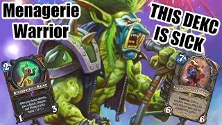 This deck is ACTUALLY SO COOL | Menagerie Warrior | Festival of Legends | Wild Hearthstone