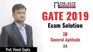 GATE 2019 Answer Key - Paper Analysis for Instrumentation Engineering | General Aptitude - 04