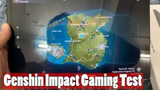 Samsung Galaxy Tab A9+ : Genshin Impact Gaming Test | Snapdragon 695, 90Hz Display |  4GB RAM