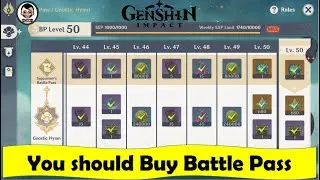 Sojourners Battle Pass Vs. Gnostic Hymn | Genshin Impact