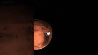 Perseverance Landing on Mars with super realistic sounds (Use Headphones🎧) #Shorts