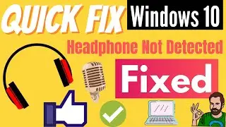 Windows 10 Not Detecting Headphones 2024 | Headphone not working FIXED 100%   | eTechniz.com 👍