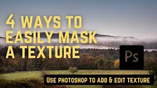 4 ways to mask textures from your subject using Photoshop.