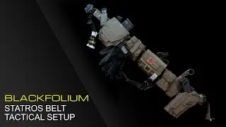 BLACKFOLIUM STRATOS BELT - GUNFIGHTER / BATTLEBELT / RANGEBELT  SETUP