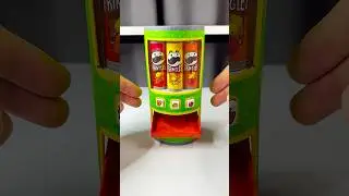 DIY Working Pringles Chips Vending Machine with Paper | Paper Craft Ideas 