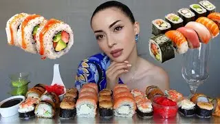 КУДА ПРОПАЛА ? Mukbang суши 🍣 Ayka Emilly