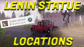 Snow Runner - Lenin Statue Locations / Workers Unite Trophy