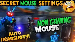 Best Secret Settings For NON GAMING Mouse Auto Headshot Free Fire PC | Bluestacks 5 | Msi 5