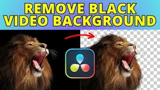 How To Remove Black Background In DaVinci Resolve