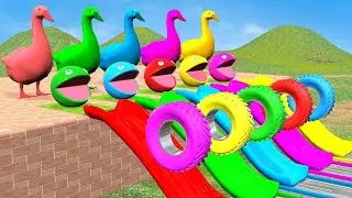 COLOUR 3D PAINT ANIMAL CARTOON FOUNTAIN CROSSING ANIMAL   funny animal ,COW CARTOON