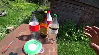 Ловушка для ос и шершней своими руками. Применяю на пасеке.