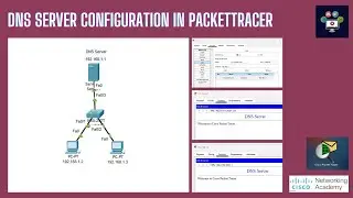 DNS Server Configuration in Packettracer | Networking Academy | 