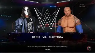 WWE 2K23 - Sting vs. Batista (Online Match)