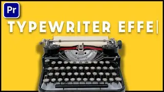 How to Do Typewriter Effect In Premiere Pro 2023