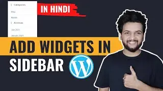 How to Add Widgets in Sidebar | WordPress Widgets Tutorial | Latest 2021