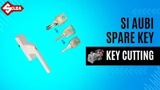 How to Cut an SI AUBI Handle Spare Key with the SILCA Flash Mobile Key Cutter