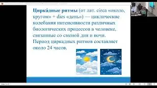 Культура здорового образа жизни: режим дня, физическая активность, отдых.